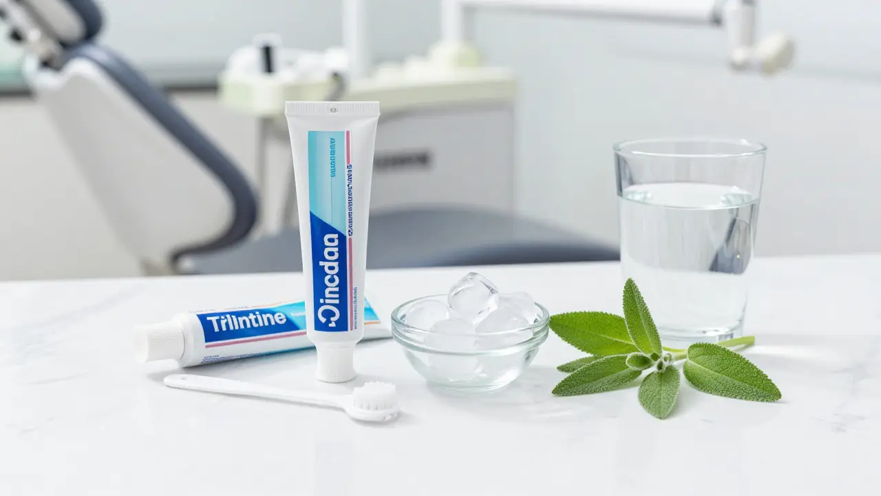 Domácí prostředky na úlevu od bolesti: led, šalvěj a hygiena
