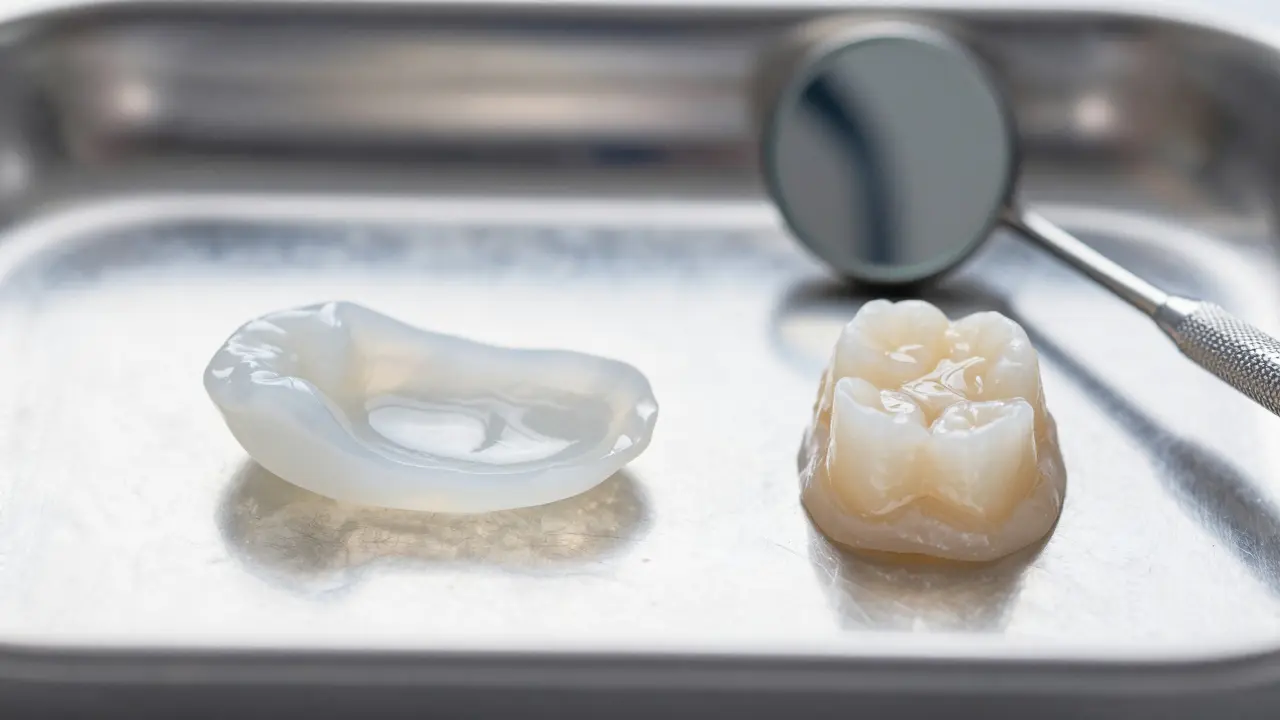 Porovnání materiálu porcelánu a kompozitu pro zubní fazety
